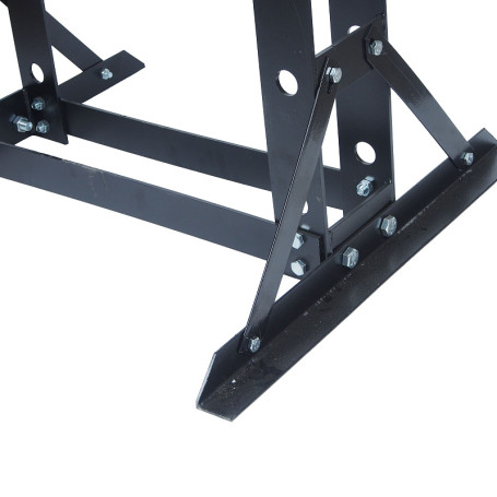 ER-40030 hydraulic floor press 30t with manual drive and pressure gauge (stroke 150mm, working range 130-820mm) EUREKA /1 NEW