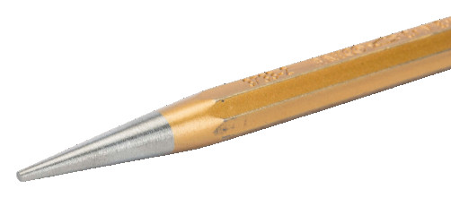 Конический пробойник 6 мм, с восьмиугольным хвостовиком и покрыты лаком медного цвета, 120 мм
