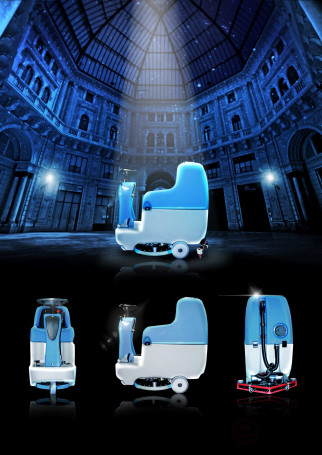 ECOSTAR 55 NEW battery washing machine with operator