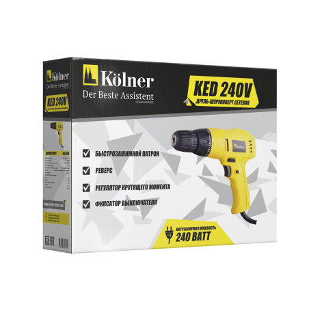 Network drill-screwdriver KOLNER KED 240V