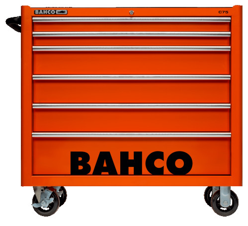 Tool cart XL , 6 drawers, orange