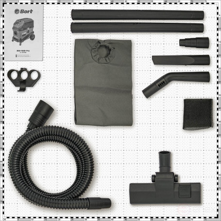 Vacuum cleaner for dry and wet cleaning BORT BSS-1630-Pro