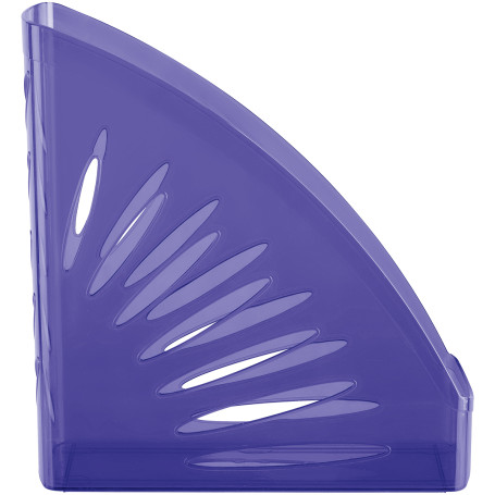 Paper tray vertical STAMP "Tropic", tinted purple, width 110mm