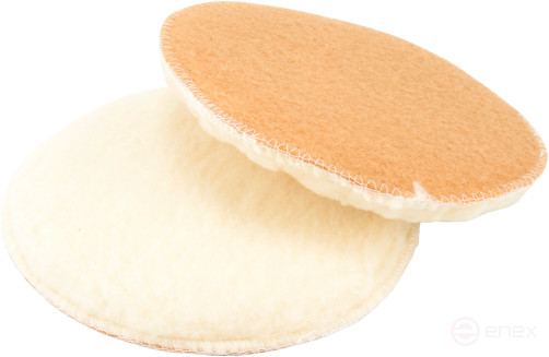 Polishing sheepskin nozzle with velcro D-150mm Car seat (2 pcs with foam) 44067