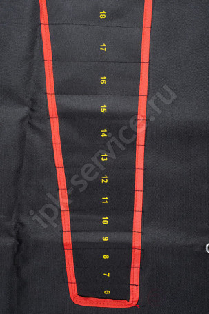 Сумка-скатка на 25 ключей, полиамид, черная