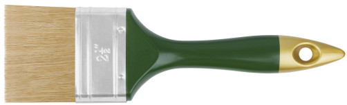 Кисть флейцевая "Гранд", натуральная светлая щетина, пластиковая ручка 2,5" (63 мм)