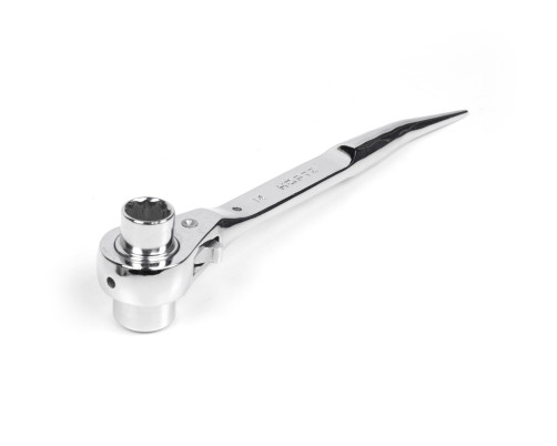 Colic socket wrench ratchet 14x17 chrome HORTZ