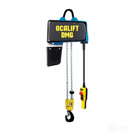 Таль электрическая цепная OCALIFT DMG 0502D 500 кг 6 м 4/1 м/мин, стационарная 380в
