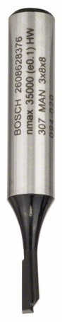 Groove cutter 8 mm, D1 3 mm, L 8 mm, G 51 mm
