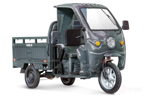 Cargo electric tricycle Rutrike Hermes 1500 60V1200W, grey