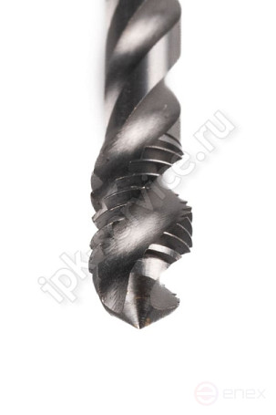 Machine tap with screw groove M3*0.5 R6M5K5 TiCN DIN371