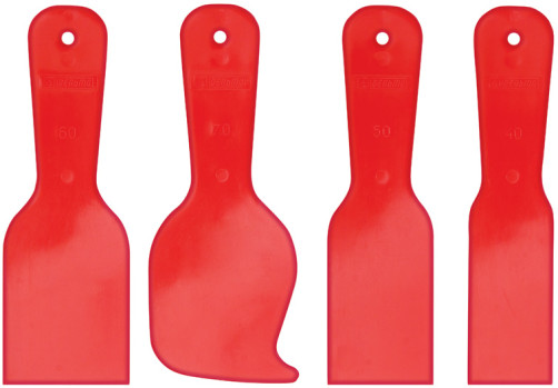 Set of spatulas 40/50/60 mm + shaped