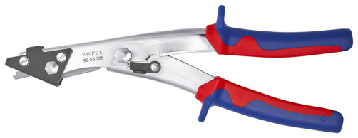 Ножницы просечные по листовому металлу (клещи высечные), рез: сталь, медь, алюминий 1.2 мм, пластик 2 мм, L-280 мм, 2-к ручки
