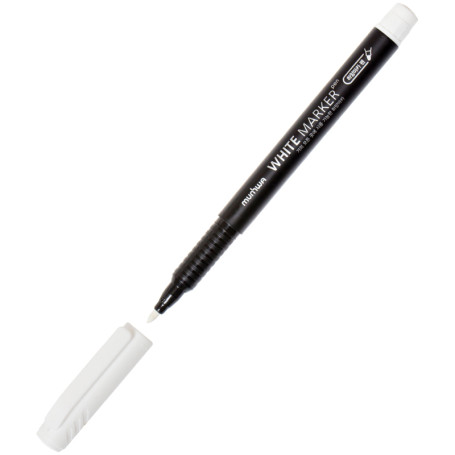 Permanent marker MunHwa white, bullet-shaped, 1.0mm