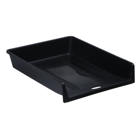 Лоток для бумаг горизонтальный СТАММ "1в1", черный