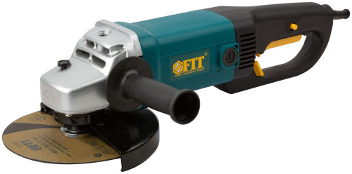 Angle grinder 1650 W; 6000 rpm; KlK 180 mm; heavy; used brushes; plav. start; guard; turn.; box.