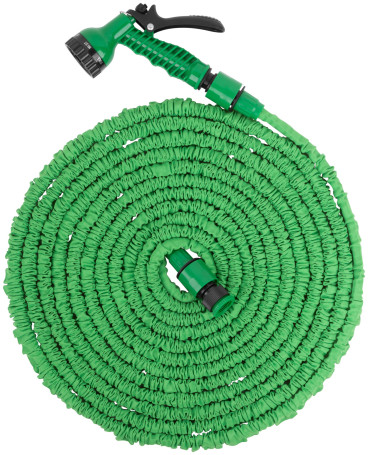 Watering kit (7.5-22.5 m stretchable hose and Watering gun, 7 modes)