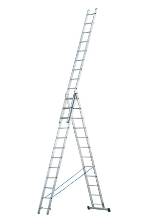 Three-section aluminum ladder, 3 sections of 12 steps AL 3x12 P70