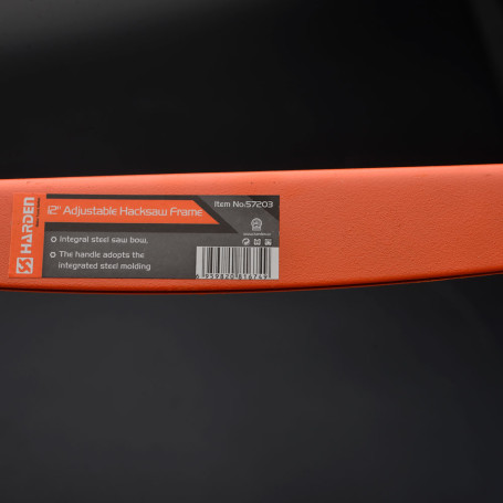 Ножовка универсальная, с изменяемым размером, металлическая рама, для работ по металлу и дереву, 460 мм.// HARDEN