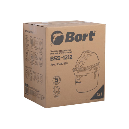 Vacuum cleaner for dry and wet cleaning BORT BSS-1212