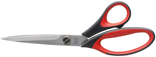 D820-200 Universal scissors, curved handles, 200 mm, stainless steel, comfortable rings with soft pads