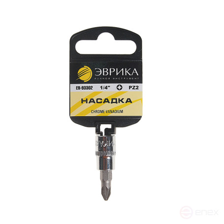 Nozzle ER-93302H 1/4" DR posidrive PZ2 (with holder) EUREKA 1/240