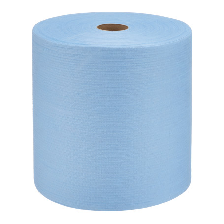 WypAll® X80 Cleaning Material - Large Roll / Light Blue/ Blue (1 Roll x 475 sheets)