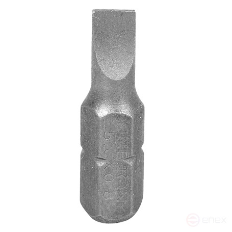 Вставка (бита) торцевая 1/4", Slotted, 5х0,8 мм, 25 мм KING TONY 102505S1