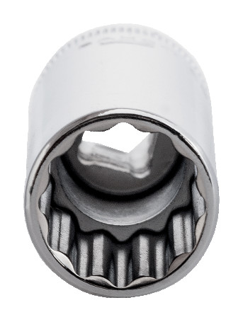 1/4" End head 12-sided, 12 mm