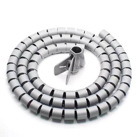 Пластиковый спиральный рукав для кабеля Ripo диаметр 20 мм (2 м) и инструмент ST-20