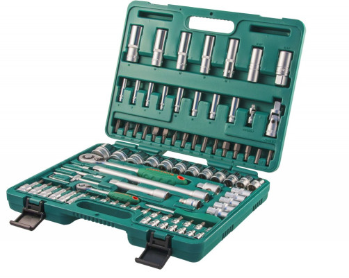 S04H52494S Universal Tool Set 1/4", 1/2" DR, 94 items