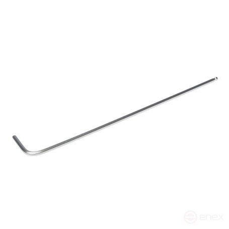 Ключ шестигранный 2мм ER-76502XL: Г-образный экстрадлинный с шаром ЭВРИКА /1/50/300