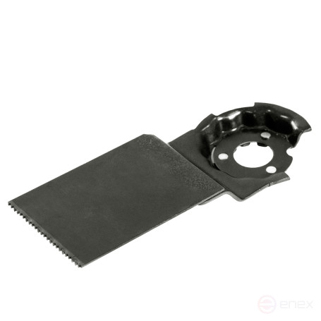 Насадка для МФИ ПРАКТИКА режущая пазовая прямая, BiM, по металлу и дереву, 34 мм, мелкий зуб (240-188)