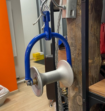 Hanging mounting roller RMP-120KA (aluminum coil, for cable up to 120 mm in diameter) MALIEN