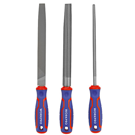Files 200mm 3 pcs Set WP201702 WORKPRO