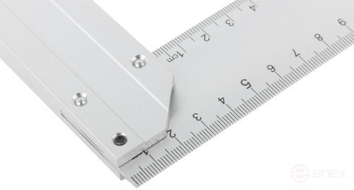 Угольник столярный литой алюминиевый Профи 250 мм