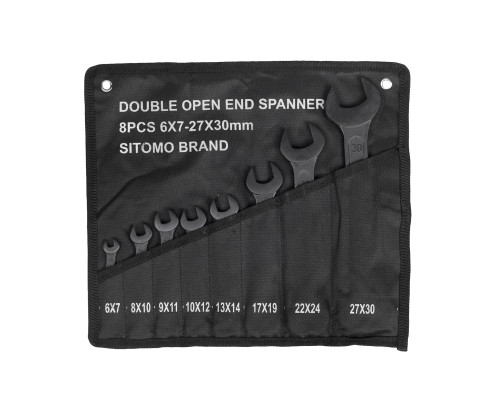 Набор ключей гаечных рожковых двусторонних 8 шт. 6-30 SITOMO