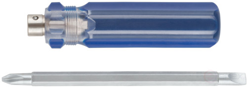 Screwdriver with adjustable sting, plastic handle 6x70 mm (PH2/SL6)