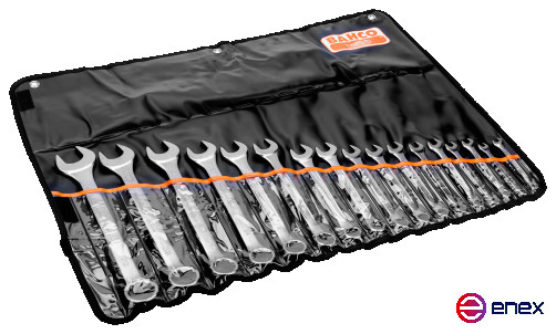 Набор комбинированных гаечных ключей 8 - 32 мм, 17 шт