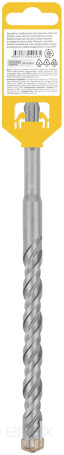 Бур по бетону SDS-PLUS, Профи, крестообразная вставка, двойная спираль, 14 х 210 мм