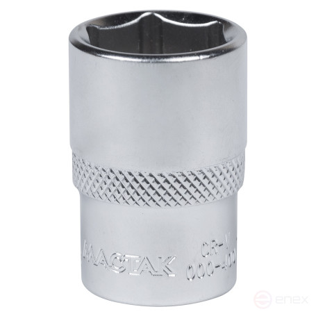 Головка торцевая стандартная шестигранная 1/2", 19 мм МАСТАК 000-40019