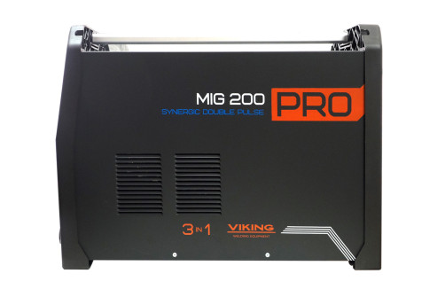 VIKING MIG 200 DOUBLE PULSE SYNERGIC PRO MIG/MMA/LIFT-TIG 3-in-1 welding semi-automatic machine (15 kg coil)