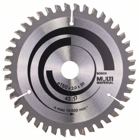 Multi Material saw blade 150 x 20/16 x 2.0 mm; 42