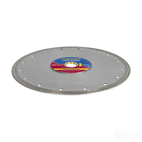 Диск алмазный турбированный ПРАКТИКА "Супер тонкий" 230 х 25,4/22 мм, толщина 2,0 мм, по керамограниту, (1шт) (644-658)