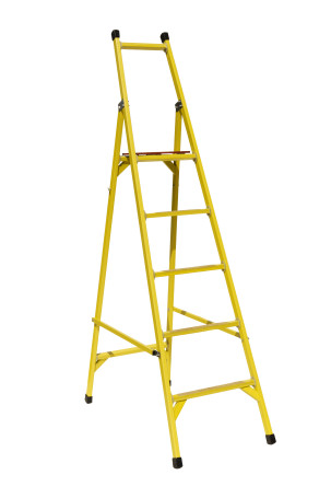 Fiberglass stepladder with symmetrical support SSS-2,5-F40P