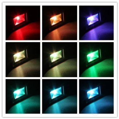 Светодиодный прожектор Mosvolt cob rgb 100w 220v