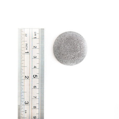 NS142 Rough hemisphere, Ø31.7x19mm, AH 3/8"-24 thread, 230 Grit