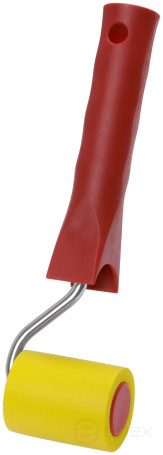 Валик прижимной резиновый, для обоев, желтый 50 мм