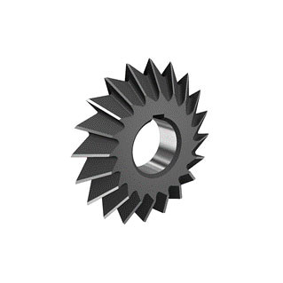 Double-sided angular milling cutter made of used steel GOST 50181-92 2292-0004 D63x10 45gr.one-piece symmetrical