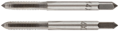 Metric taps, alloy steel, set of 2 pcs. M4x0.7 mm